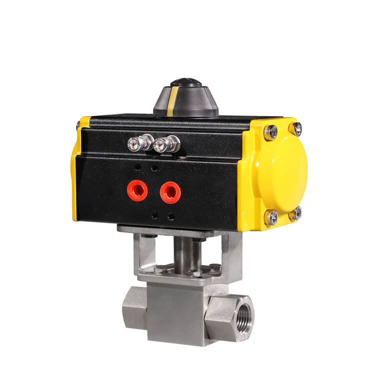 2 way high pneumatic ball valve